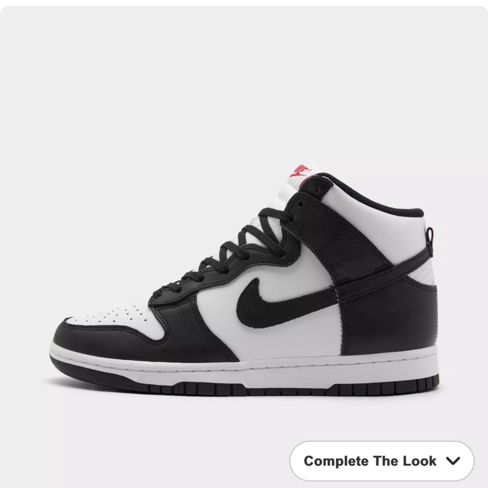 Nike Women's Dunk High Sneakers - Black and White